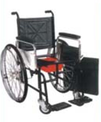 Invalid Wheel Chair Folding With Commode